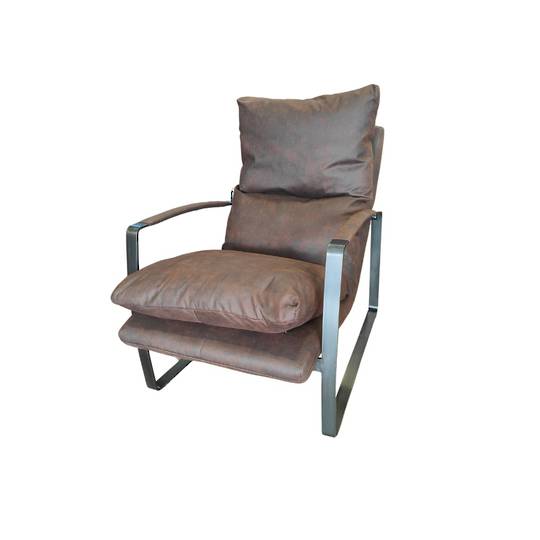 Sienna Vintage Fabric Lounge Chair